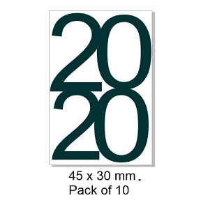 2020- pack 10 -45 x 30mm.